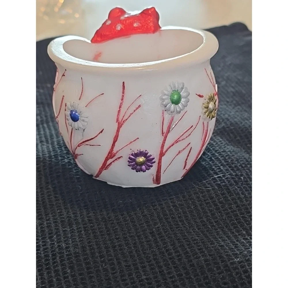 Resin Handmade Frog Flower Pot‎ Decoration Gift Plants. 679